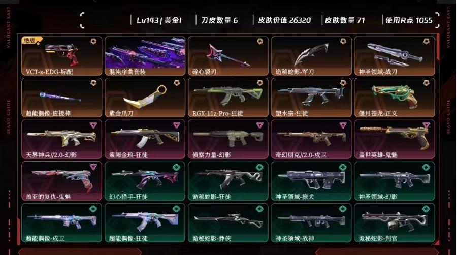 Lv176，皮肤总价值78580，钻石I，总皮肤140，刀皮18枪皮122(终极2传奇10卓越18)，套装3(传奇1卓越2)，2021全球冠军赛套装，般若假面2.0套装